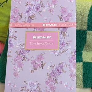 LOVESHACK 20oz Stanley Floral- Lavender Pink